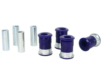 compare product SuperPro 2005 Nissan Pathfinder XE Front Lower Inner Control Arm Bushing Set - Max Camber Adjustable