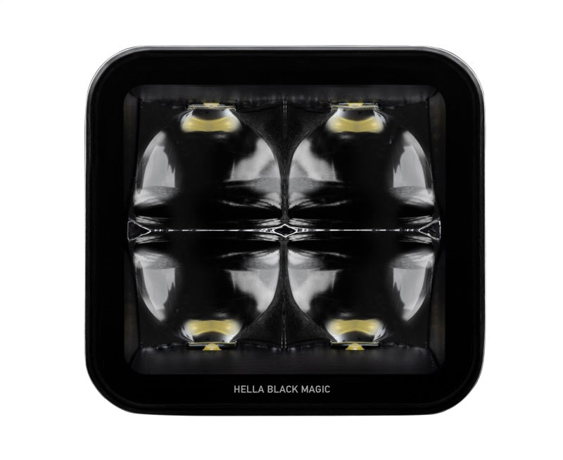 Hella Universal Black Magic 3.2in L.E.D. Cube Kit - Spot Beam - My Store