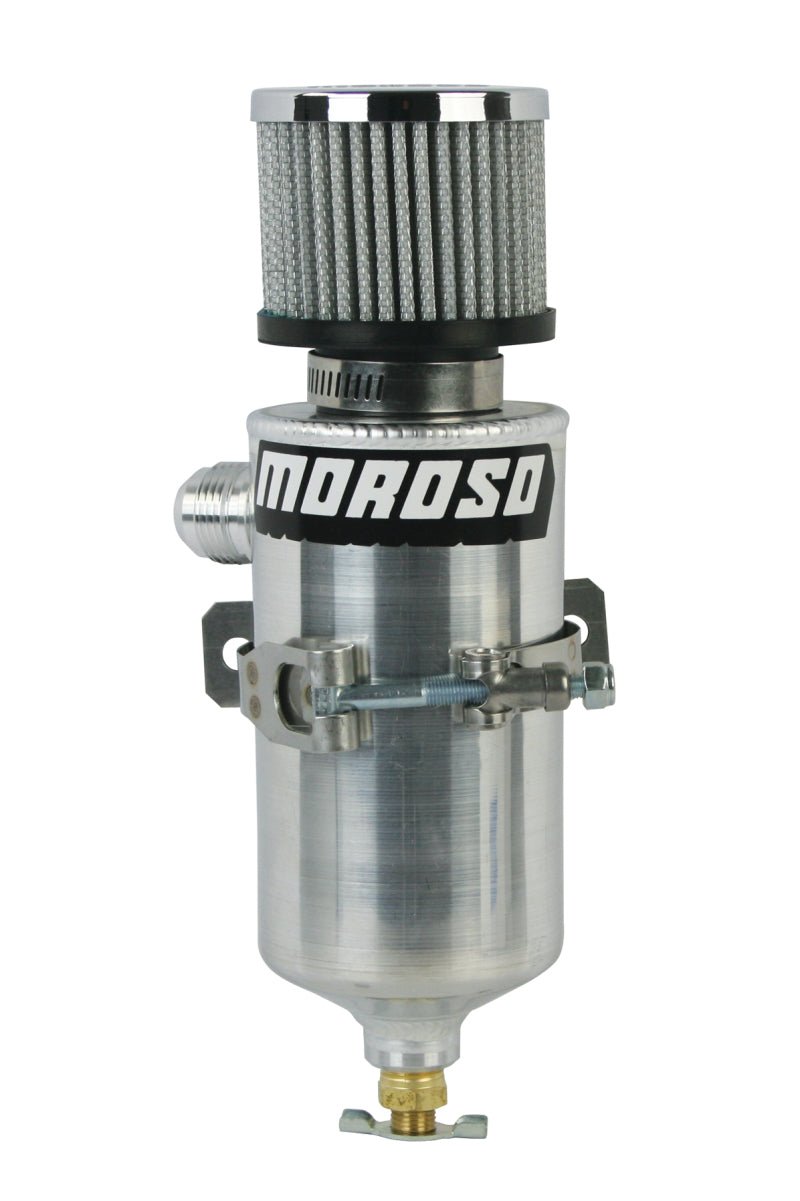 Moroso Breather Tank/Catch Can - 12An Male Fitting - Aluminum - My Store