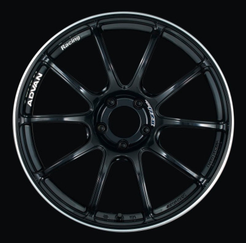 Advan RZII 17x8 +54 5 - 114.3 Racing Gloss Black & Ring Wheel - My Store