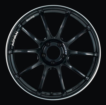compare product Advan RZII 17x8 +54 5x114.3 Racing Gloss Black and Ring Wheel