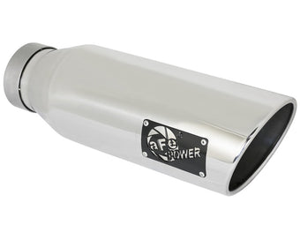 compare product aFe MACH Force-XP 409 SS Exhaust Tip 4in In x 6in Out x 18in L Bolt-On Right