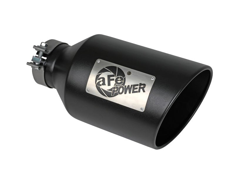 aFe Power MACH Force - Xp 409 Stainless Steel Clamp - on Exhaust Tip Black - My Store