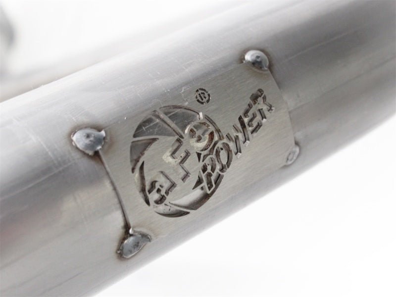 aFe Power Twisted Steel Y - Pipe Stainless Steel 2.5in 12 - 14 Jeep Wrangler V6 3.6L - My Store