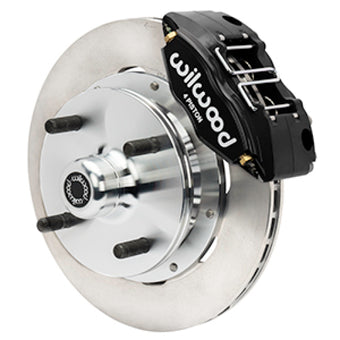 compare product Wilwood 70-72 Porsche 914 Front Powerlite Brake Kit Plain Face - Black