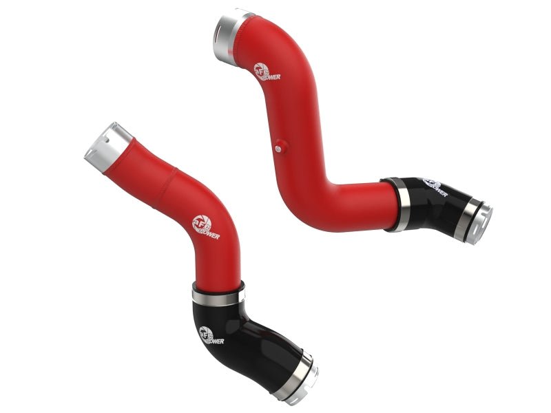 aFe 23 - 25 GM Colorado/Canyon L4 - 2.7L (t) BladeRunner Aluminum Hot & Cold Charge Pipe Kit - Red - My Store