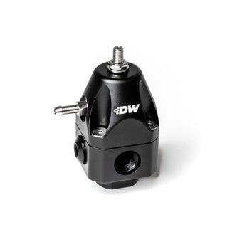 compare product DeatschWerks DWR1000c Adjustable Fuel Pressure Regulator Dual 6AN Inlet and 6AN Outlet - Black