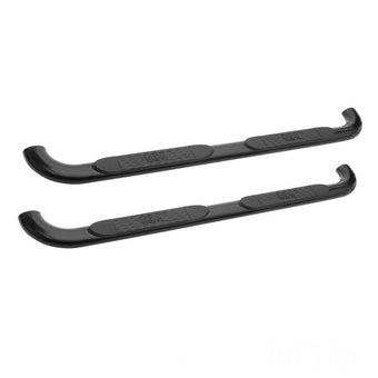 compare product Westin 2015-2018 Chevy Silverado 25/3500 Dbl Cab (Body Mount) Platinum 4 Oval Nerf Step Bars - Black