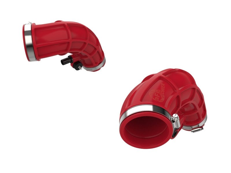 aFe Power 22 - 24 Toyota Land Cruiser (J300) / 22 - 24 Toyota Tundra V6 - 3.4L (tt) Red Turbo Inlet Pipes - My Store