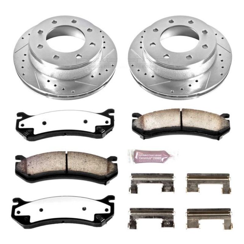 Power Stop 01 - 03 Chevrolet Silverado 1500 HD Rear Z36 Truck & Tow Brake Kit - My Store