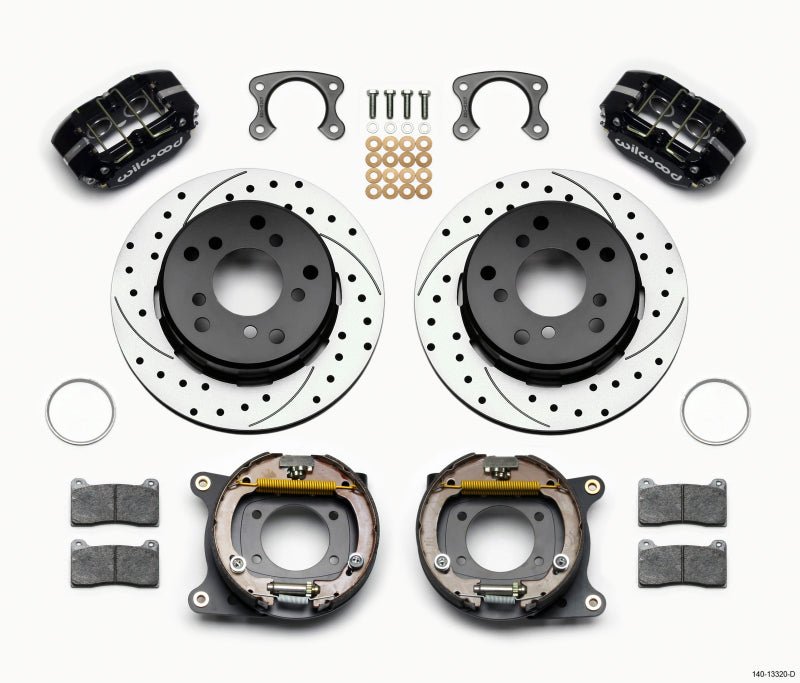 Wilwood Dynapro Lug Mount P/S Park Brake Kit Drilled Small Ford 2.36in Off Bronco 5 x 5.50 - My Store
