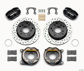 compare product Wilwood Dynapro Lug Mount P/S Park Brake Kit Drilled Small Ford 2.36in Off Bronco 5 x 5.50