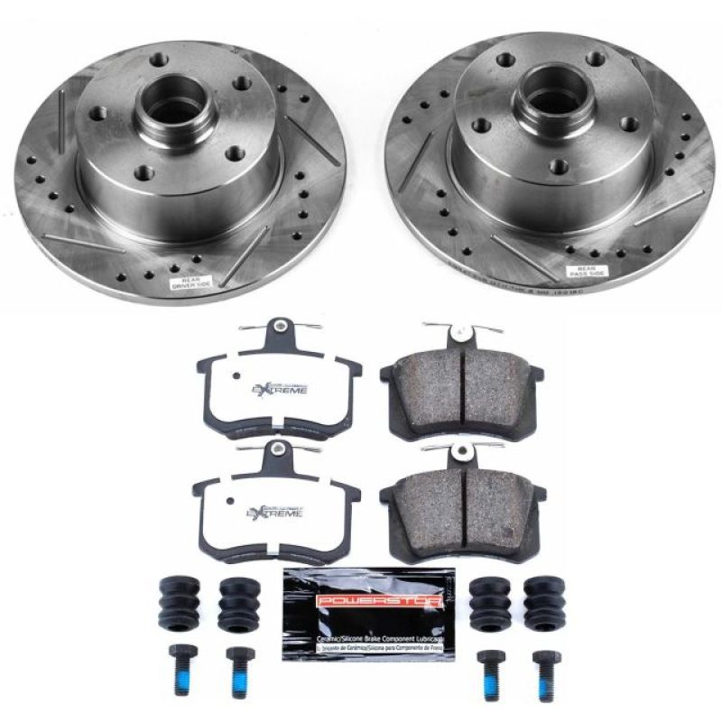 Power Stop 96 - 97 Audi A4 Rear Z26 Street Warrior Brake Kit - My Store