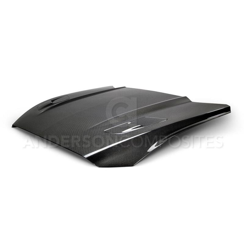 Anderson Composites 2015 - 2017 Ford Mustang Double Sided Carbon Fiber Type - OE Style Hood - My Store