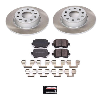 compare product Power Stop 2010 Volkswagen Golf Rear Semi-Coated Rotor Kit