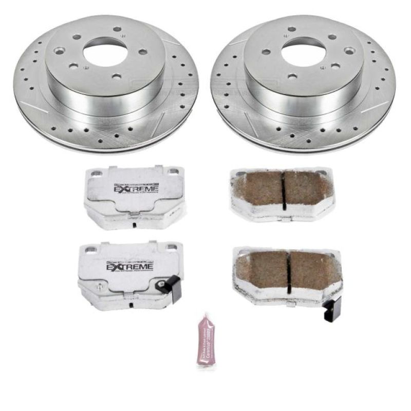 Power Stop 89 - 96 Nissan 300ZX Rear Z26 Street Warrior Brake Kit - My Store