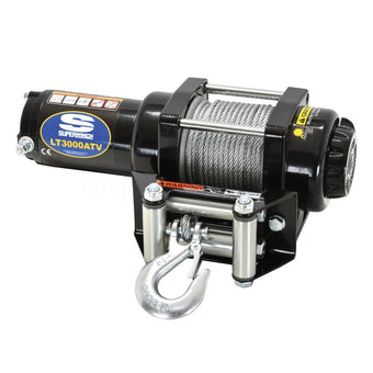 compare product Superwinch 3000 LBS 12V DC 3/16in x 50ft Steel Rope LT3000 Winch