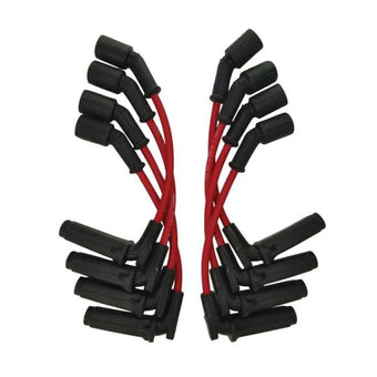 compare product Moroso GM LS 11in Unsleeved Coil-On-Plug 90 Deg Ultra Spark Plug Wire Set - Red