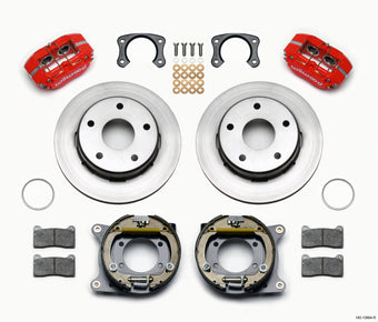 compare product Wilwood Dynapro Lug Mount P/S Park Brake Kit Red Big Ford New 2.38in Off Bronco 5 x 5.50