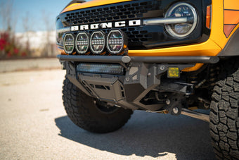 compare product DV8 Offroad 21-25 Ford Bronco Tube Serries Front Bumper - Black Powdercoat