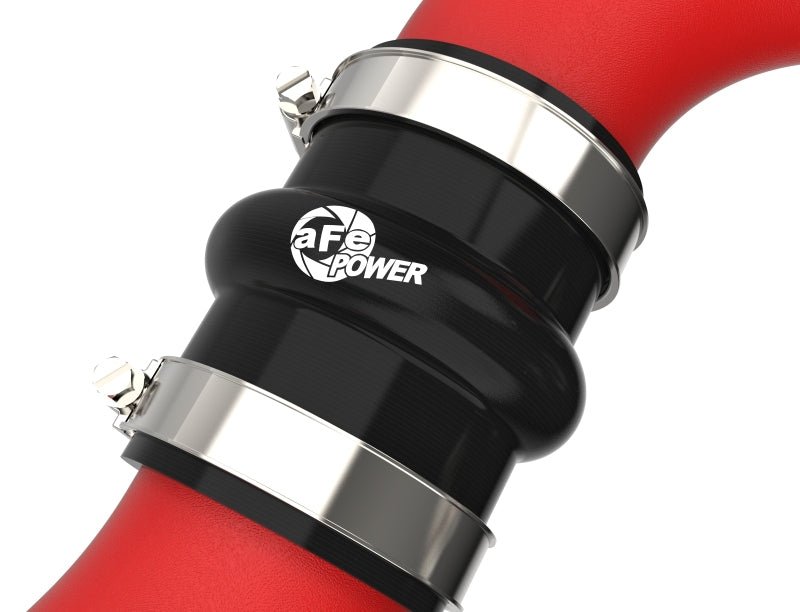 aFe 2024+ Toyota Tacoma BladeRunner 2.5in & 3in Aluminum Hot & Cold Charge Pipe Kit - Red - My Store