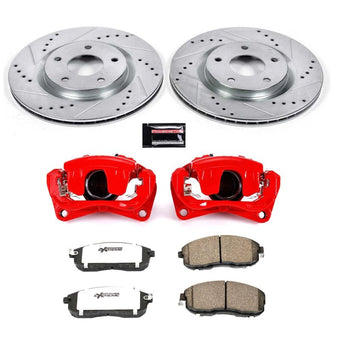 compare product Power Stop 07-12 Nissan Sentra Front Z26 Street Warrior Brake Kit w/Calipers