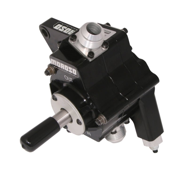 Moroso Black Series Single Stage External Oil Pump - Left Side - 1.100in Pressure - My Store