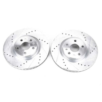 compare product Power Stop 08-14 Cadillac CTS Front Evolution Drilled & Slotted Rotors - Pair