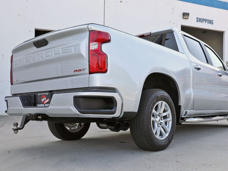 aFe Rebel XD Series 3in 304SS DPF - Back 20 - 21 GM Trucks L6 - 3.0L (td) LM2 - Dual Black Tip - My Store