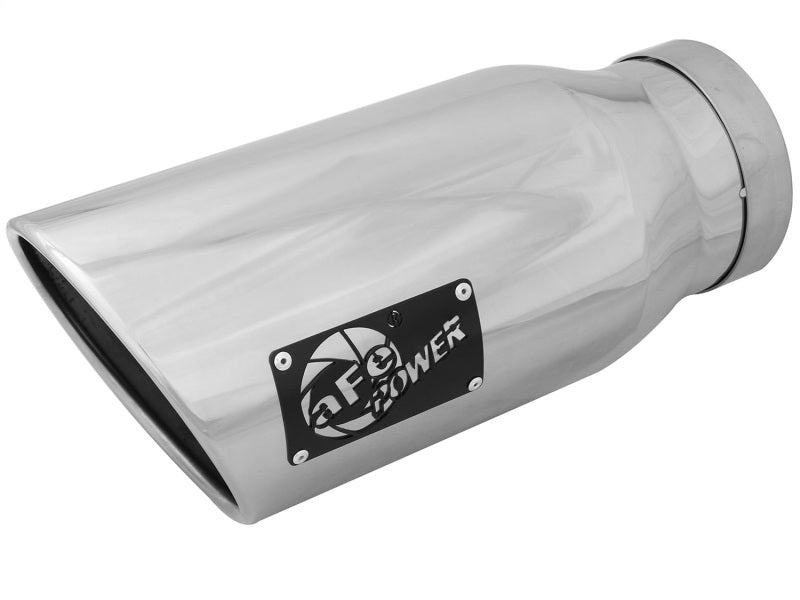 aFe MACH Force - Xp 5in Inlet x 7in Outlet x 15in length 304 Stainless Steel Exhaust Tip - My Store