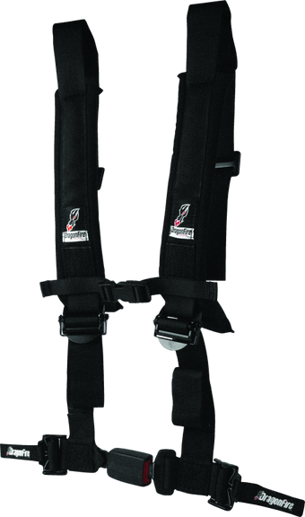 compare product DragonFire Racing Harness H-Style- 4-Point- EZ-Adjust- 2in Buckle- Black