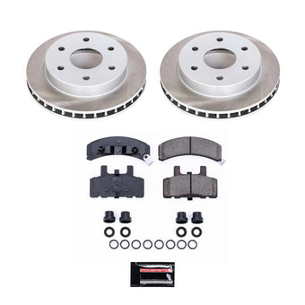 compare product Power Stop 92-00 GMC Yukon Front Semi-Coated Rotor Kit