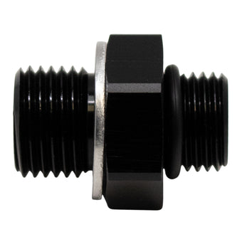 compare product DeatschWerks 6AN ORB Male to M16 X 1.5 Metric Male (Incl O-Ring and Washer) - Anodized Matte Black