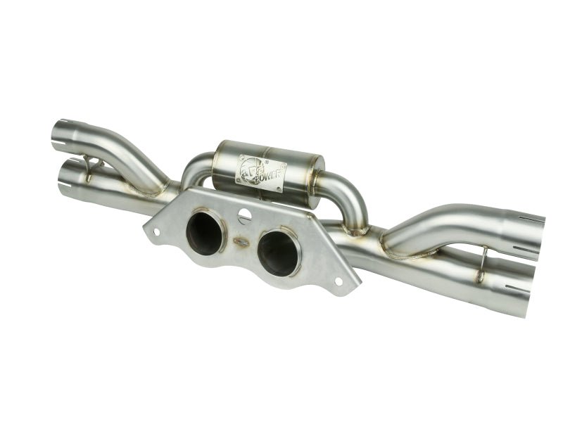 aFe Power MACHForce XP 304 Stainless Secondary Muffler Delete Pipe 14 - 19 Porsche 911 GT3 3.8L/4.0L - My Store