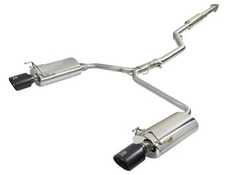 compare product aFe Takeda Exhaust 304SS Dual Cat-Back w/ Black Tips 13-17 Honda Accord LX/EX/EX-L Sedan L4 2.4L