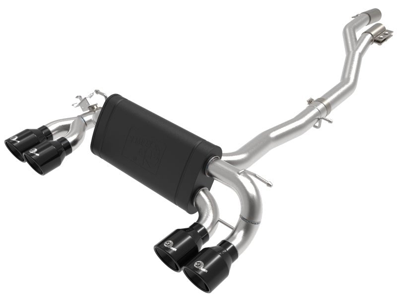 aFe MACHForce XP Exhausts Cat - Back SS 19 - 21 BMW M2 Competition L6 - 3.0L w/Black Tips - My Store