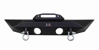 compare product Fishbone Offroad 07-18 Jeep Wrangler JK Rubicon Unlimited Steel Front Bumper - Blk Txtrd Powdercoat