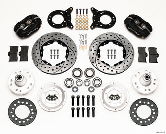 compare product Wilwood Forged Dynalite Front Kit 11.00in Drilled 1970-1973 Mustang Disc & Drum Spindle