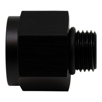 compare product DeatschWerks 6AN ORB Male to M18 X 1.5 Metric Female (Incl O-Ring) - Anodized Matte Black