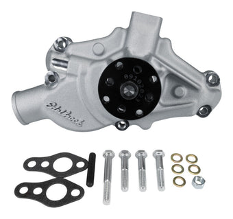compare product Edelbrock Water Pump for Small-Block 1971-82 Corvettes in Satin Finish (Short)