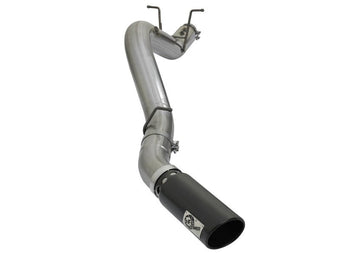 compare product aFe LARGE BORE HD 5in 409-SS DPF-Back Exhaust w/Black Tip 2017 GM Duramax V8-6.6L (td) L5P