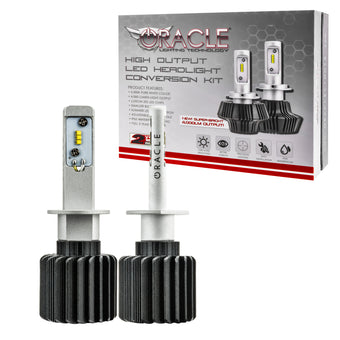 compare product Oracle H1 4000 Lumen LED Headlight Bulbs (Pair) - 6000K