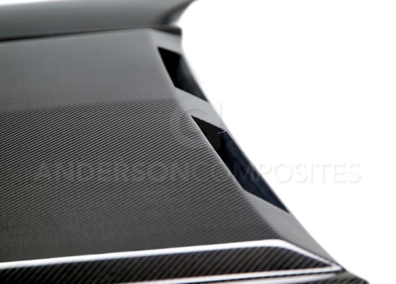 Anderson Composites 15 - 17 Ford Mustang (Excl. GT350/GT350R) Ram Air Double Sided Hood - My Store