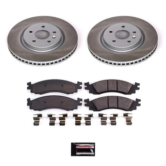 compare product Power Stop 11-12 Ford Taurus Front Semi-Coated Rotor Kit