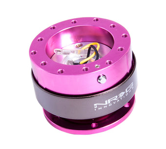 compare product NRG Quick Release Gen 2.0 - Pink Body / Titanium Chrome Ring