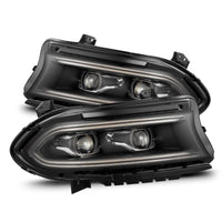 AlphaRex 15 - 23 Dodge Charger LUXX - Series LED Proj Headlights Black w/Activtn Lgt & Seq.Sig / SB DRL - My Store