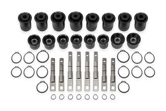 compare product BMR 14-19 Chevrolet Corvette C7 Front & Rear Control Arm Bearing Kit - Black Anodized