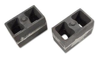 compare product Tuff Country 4in Cast Iron Lift Blocks (3in Wide/ Non-Tapered) Pair