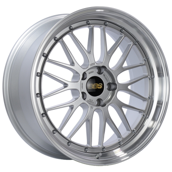 compare product BBS LM 20x9 5x120 ET20 Diamond Silver Center Diamond Cut Lip Wheel -82mm PFS/Clip Required