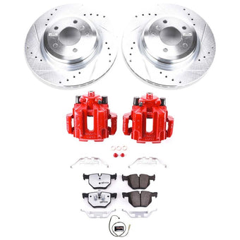 compare product Power Stop 11-13 BMW 335i Rear Z26 Street Warrior Brake Kit w/Calipers